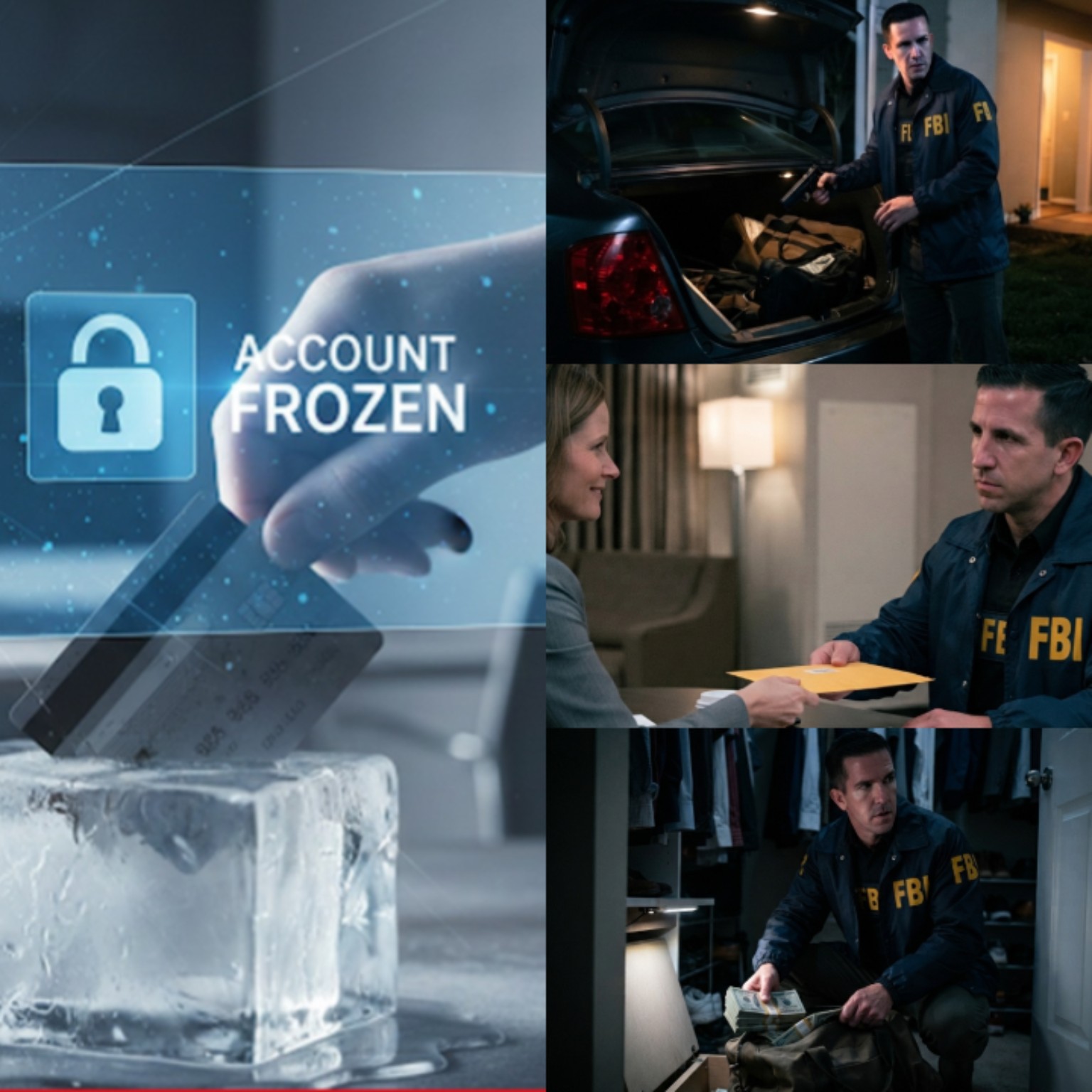 Frozen account illustration