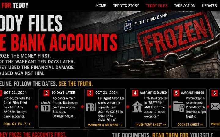 THE BANK ACCOUNTS Teddy Files design preview