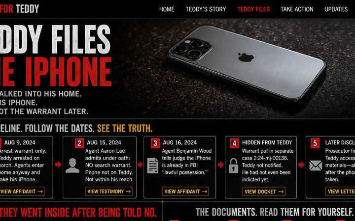 THE IPHONE Teddy Files design preview